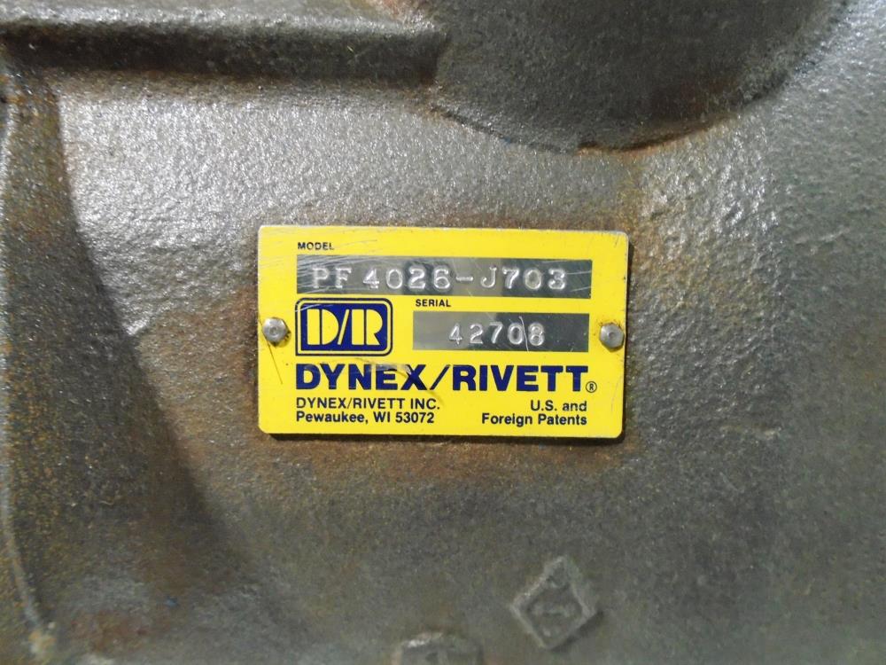 Dynex Rivett Hydraulic Pump, PF4026-J703